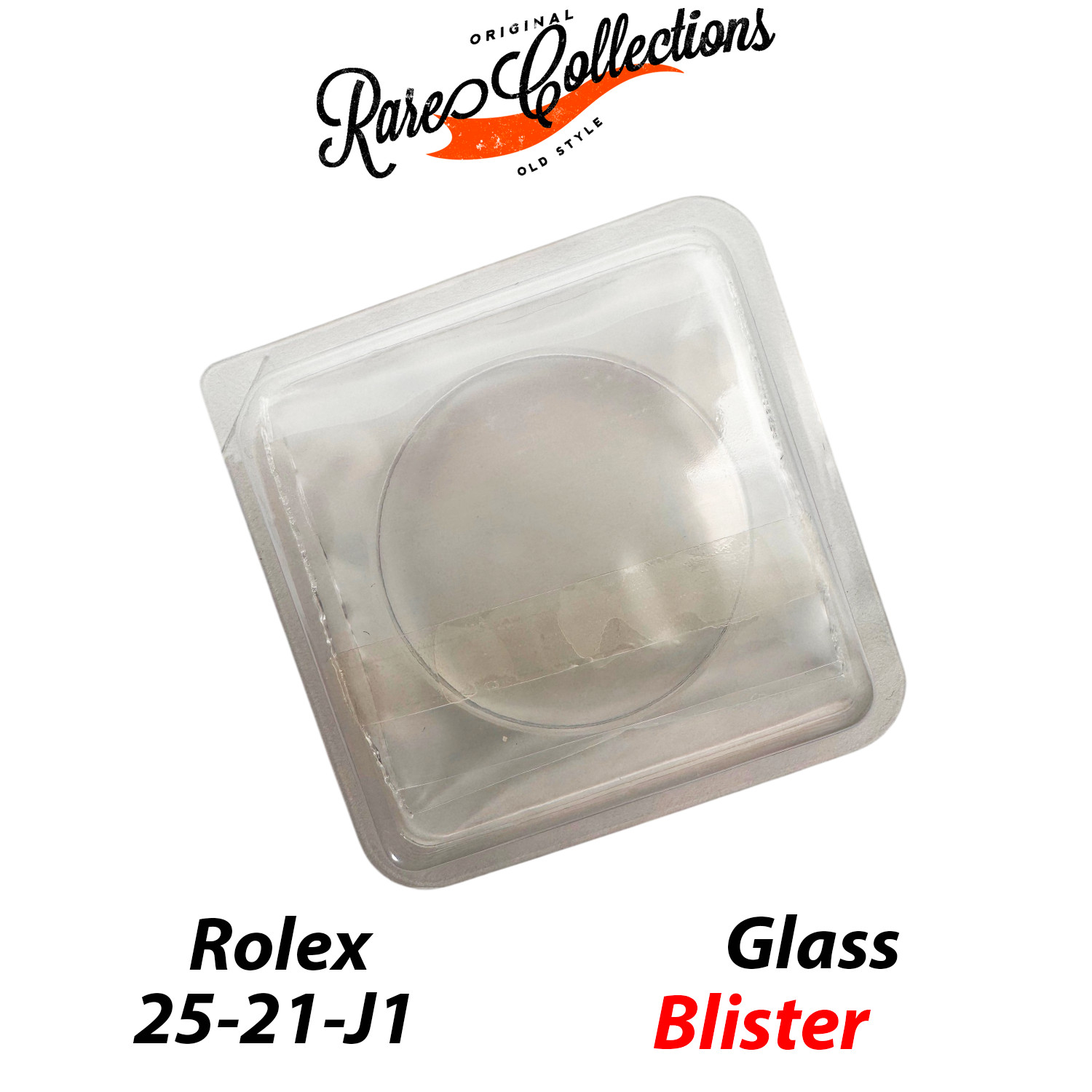 New NOS Blister Plastic Glass for Rolex (code 25-21) Plexy Glass 5504 6 X1
