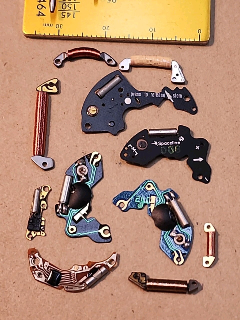 Lot Of Mixed NOS Circuits Coils Quartz Watch Parts Repairs Spares-PUW, Citizen..