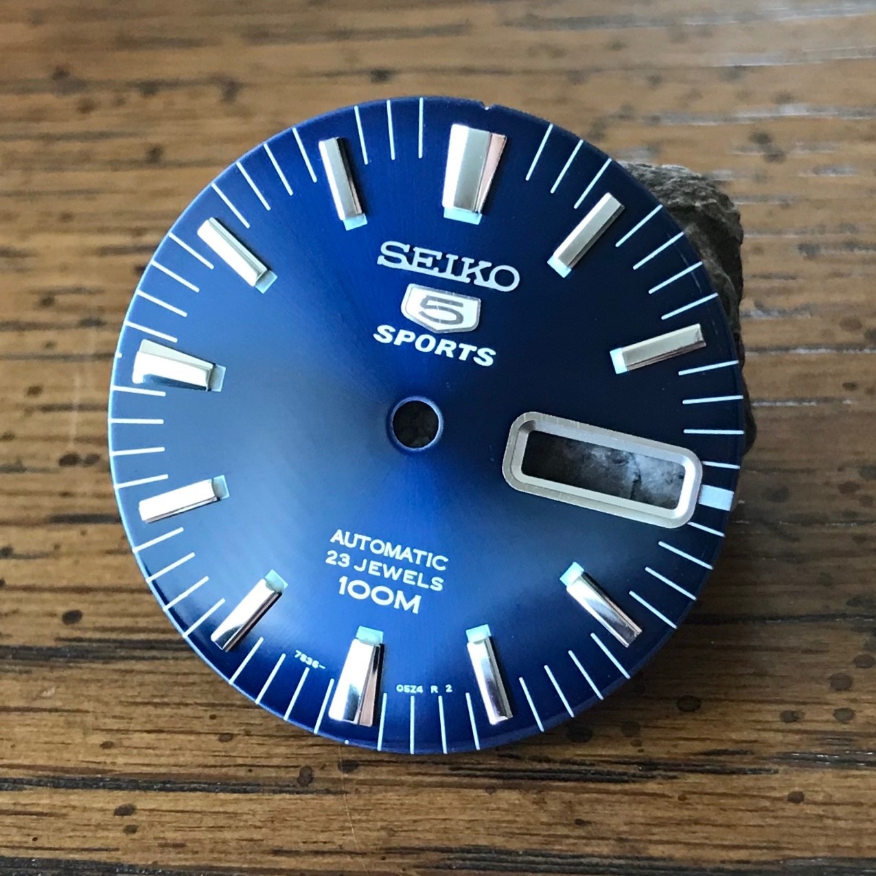 Genuine Seiko [Blue w/ Silver] Dial take off from SNZH53 7S36 ~ US Seller