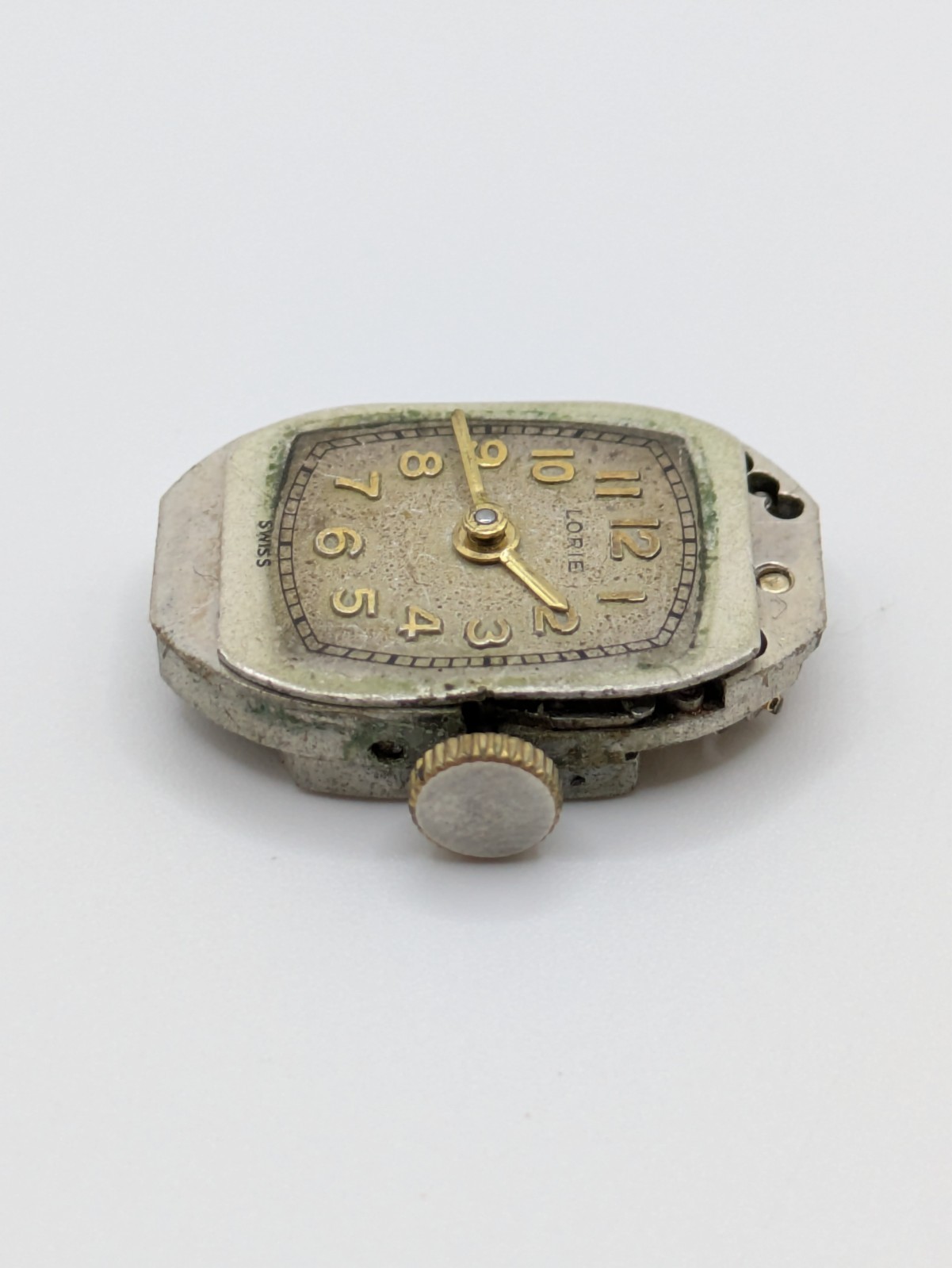 FHF 80 17 Lorie Ruby Jewel Manual Watch Movement Swiss Faulty 15mm