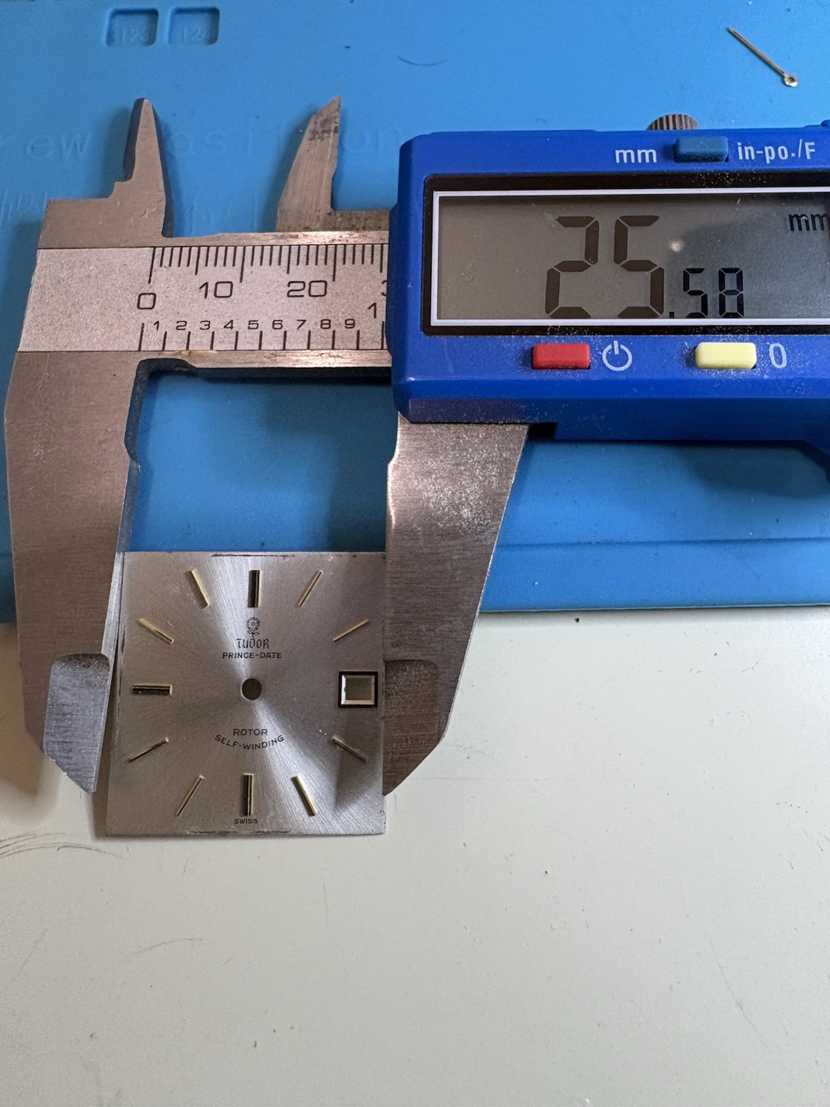 Tudor Dial And Hands 25.5 Square For Eta Movement