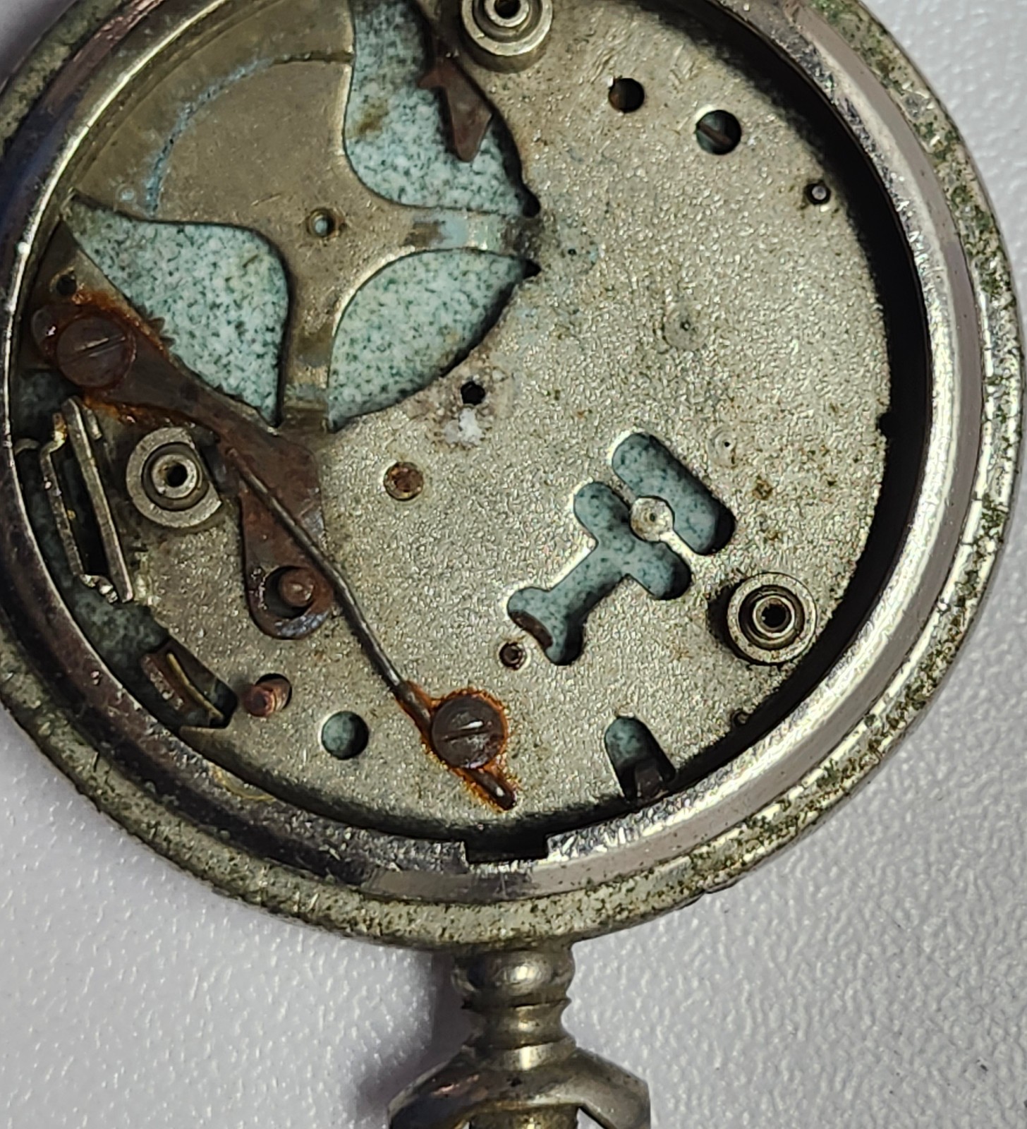 Melchers German Pocket Watch – Roskopf Style Movement – FOR PARTS OR REPAIR