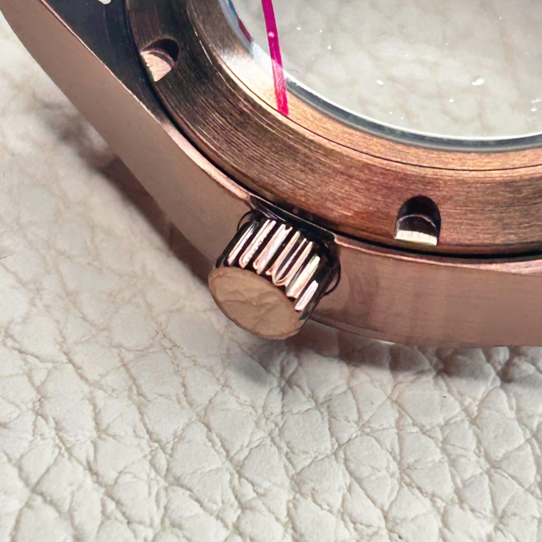 36MM Bronze Sapphire Glass Pilot Watch Case Fit Japan NH34 NH35 NH36