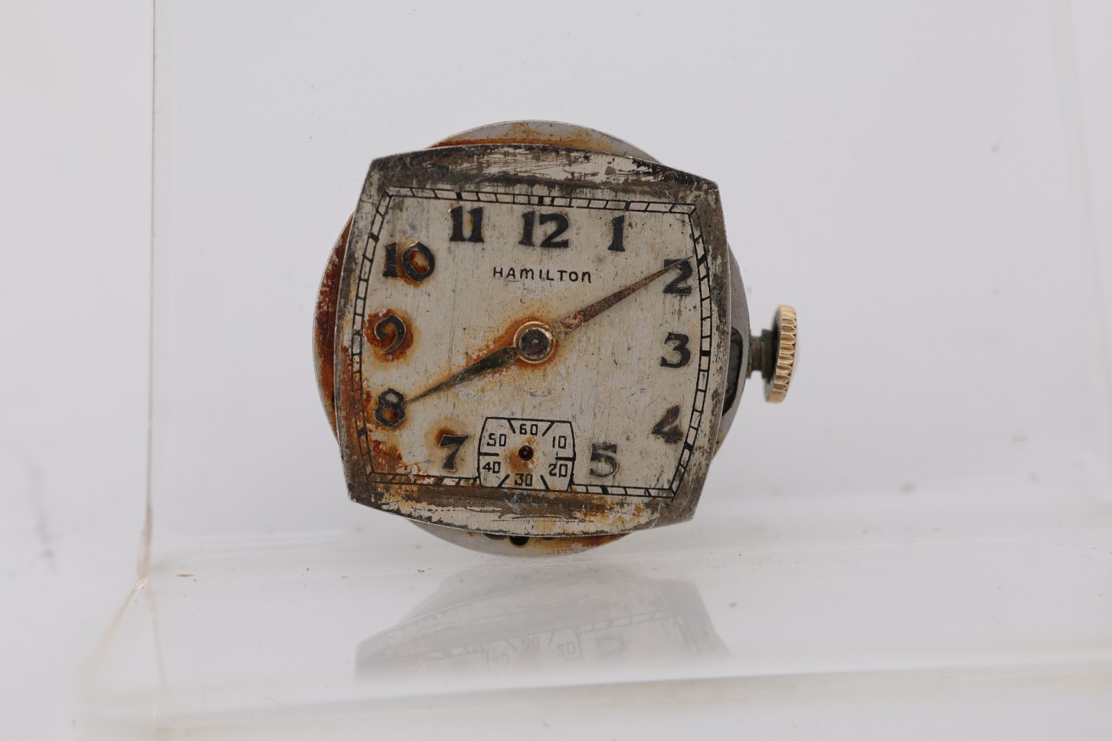 HAMILTON cal. 987A, 17j WRIST WATCH MOVEMENT 0432994, FOR REPAIR (OJ)
