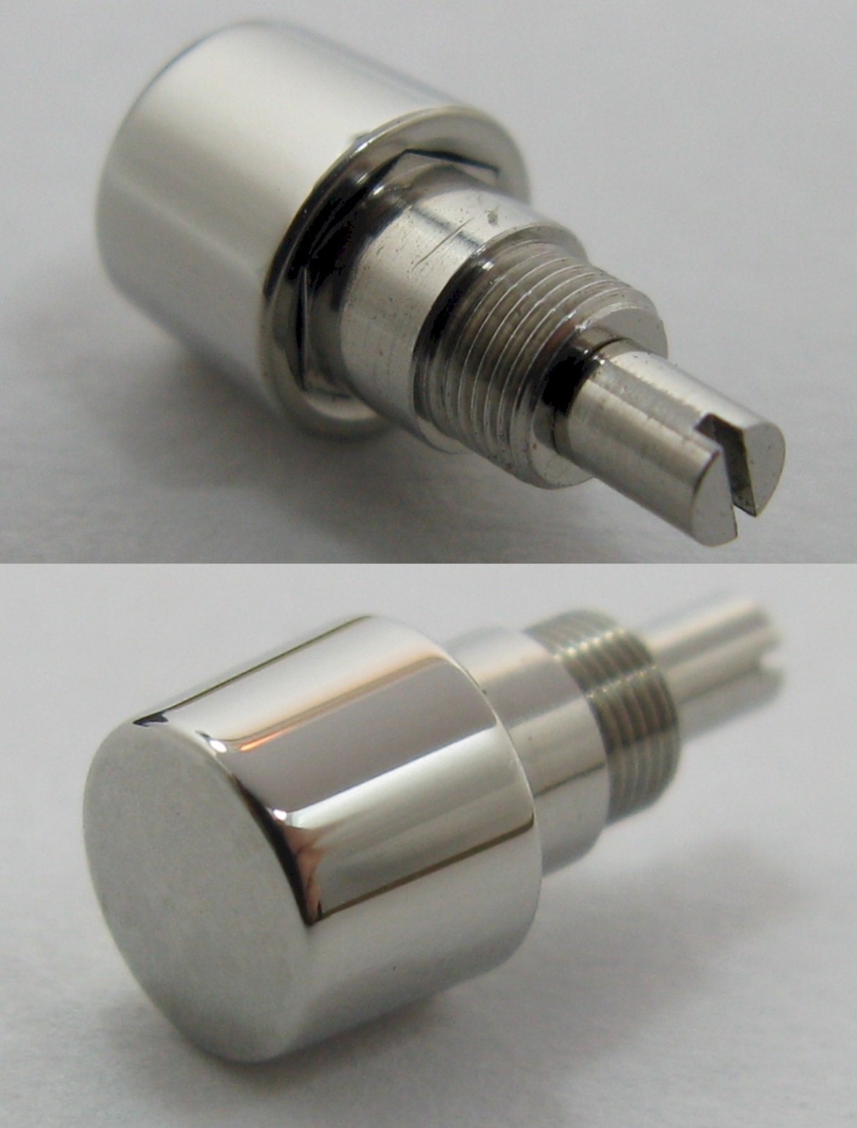 chronograph pusher in stainless steel diameter 4.2 mm fit case hole close 2.4 mm