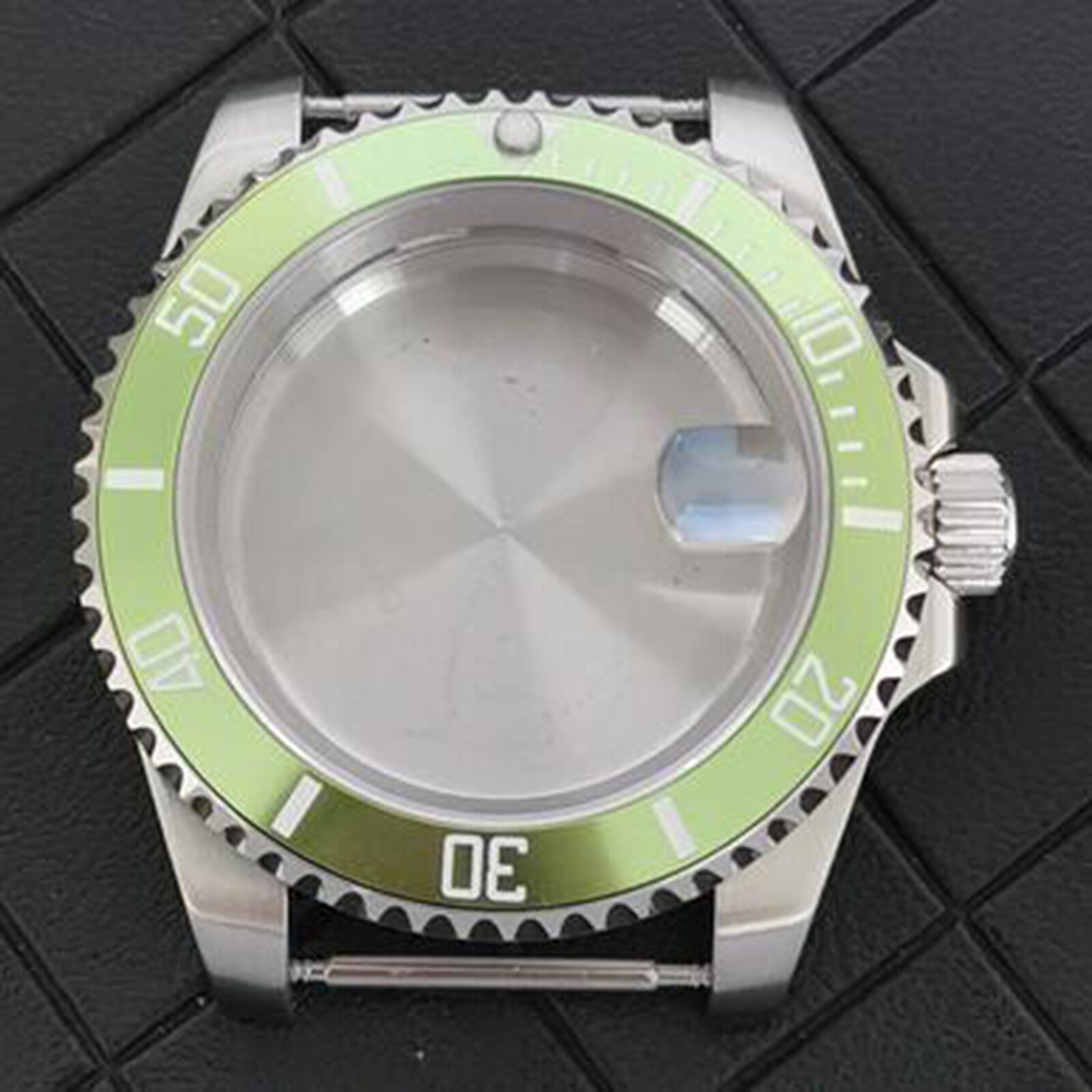 Watch Case Water Ghost Tense Bottom Case Bezel Sapphire Glass for NH34 Movement