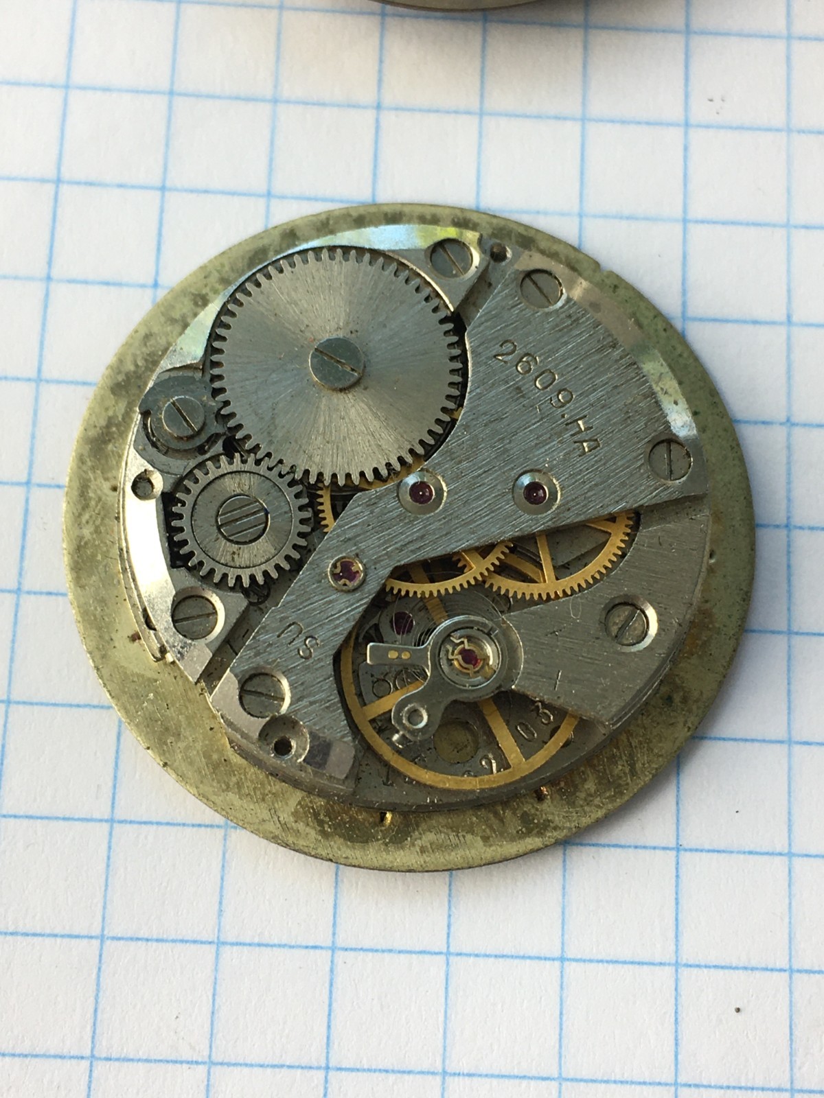 MOVEMENTS (10pcs) FOR MENS WRIST WATCH Raketa Vostok etc. USSR for parts