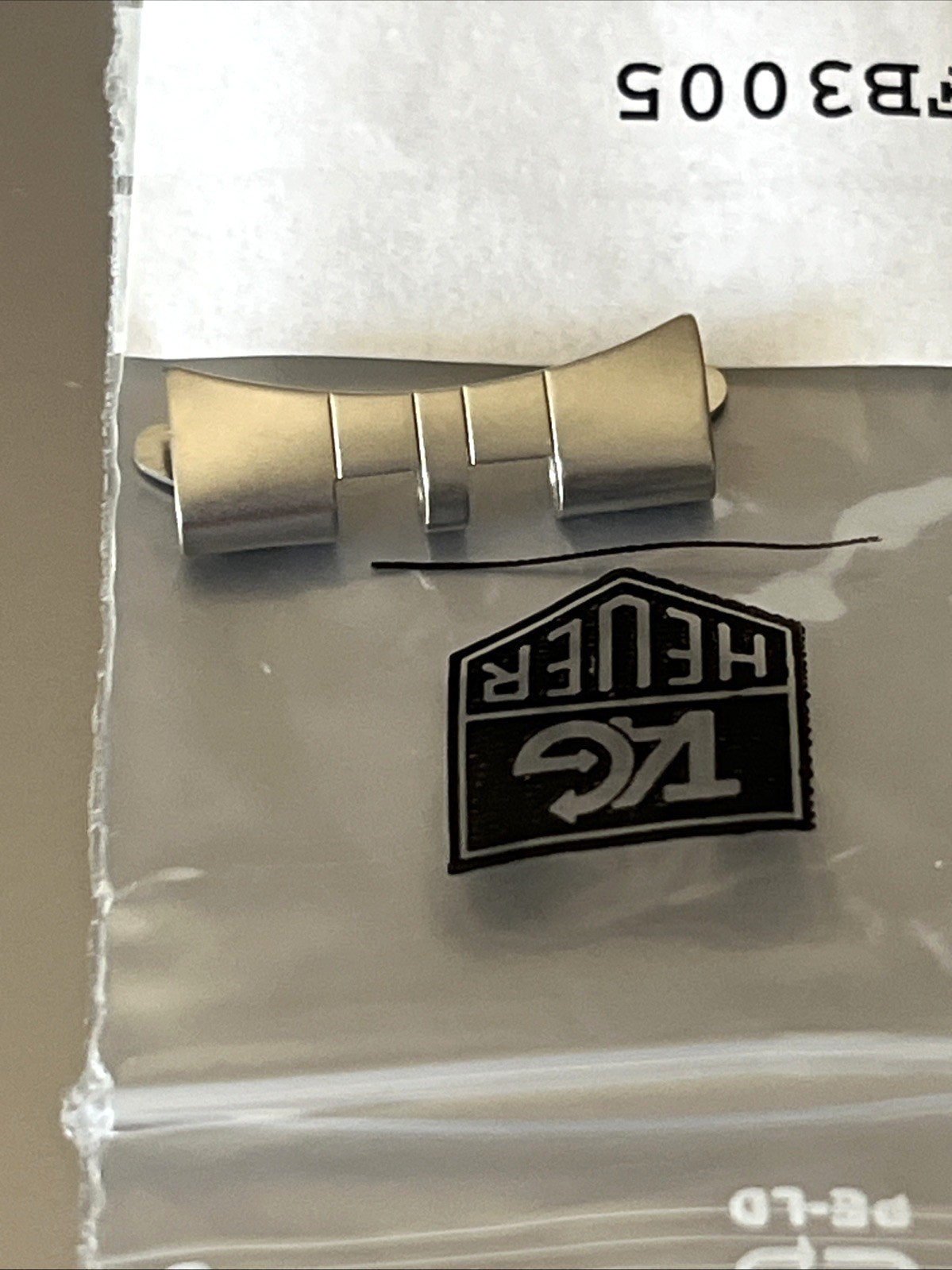 TAG Heuer Watch Bracelet END PIECE Link 21 mm FB3005 606/41 Matte Silver GENUINE