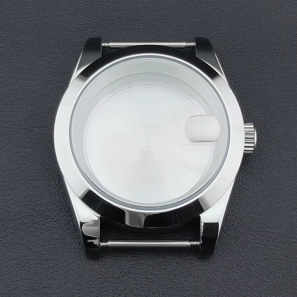 Movement Bevel Edge Good36Mm/39Mm Silver Watch Case Sapphire Fit NH35 NH36 NH34