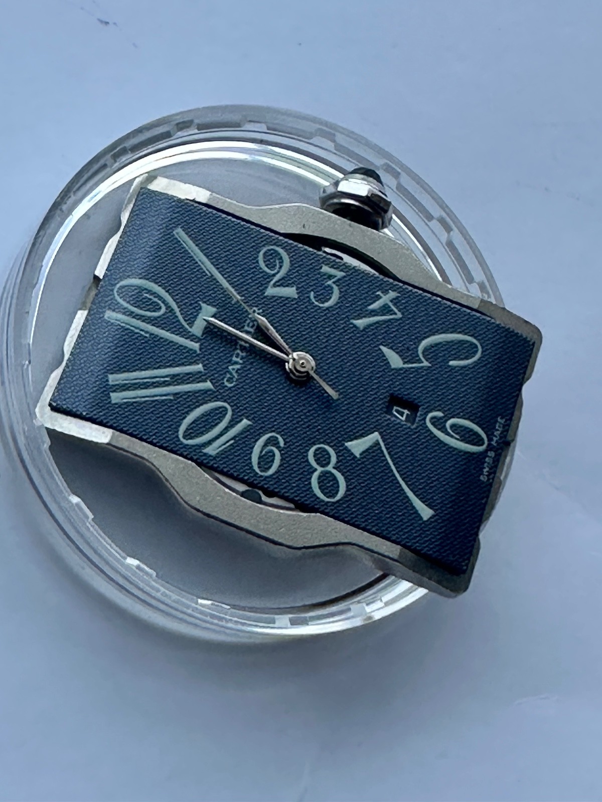 Cartier Tank Américain Movement & Blue Dial Automatic Cal.120 Eta 2000-1