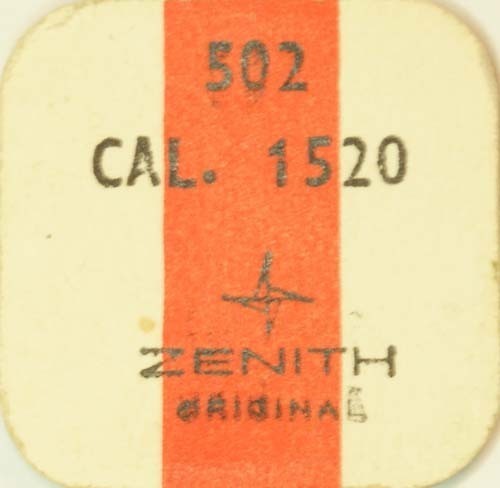 ZENITH CAL. 1520 ADJUSTING LEVER SHAFT PART No. 502 ~NOS~