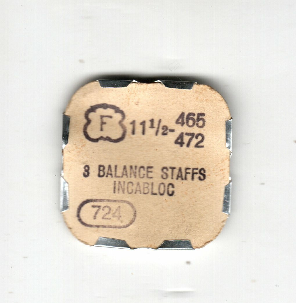 Felsa NOS Balance Staff for Cal. 465 Price for one Staff
