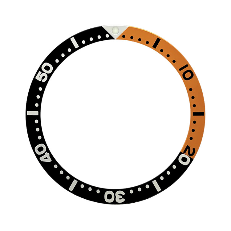 SKX007/SRPD Flat Bezel Insert – Orange/Black SKX Style – CT6146