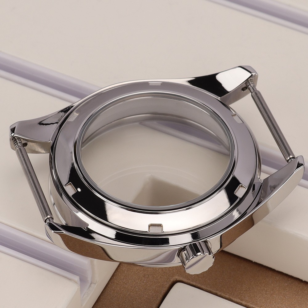 39.2mm Man Watch Case 316 Stainless Steel 10ATM For Seiko NH34 35 36 38 Movement