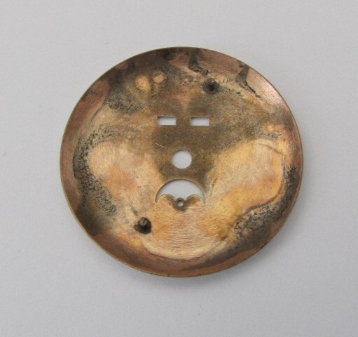 VENUS 203 dial with hands, triple calendar moonphase small second NOS SM, RAR!