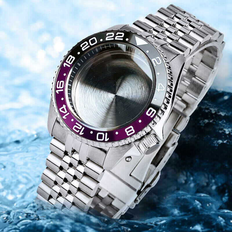 Domed Sapphire 200M Waterproof 41mm SKX Diver Watch Caase Steel for NH35 NH34 PT