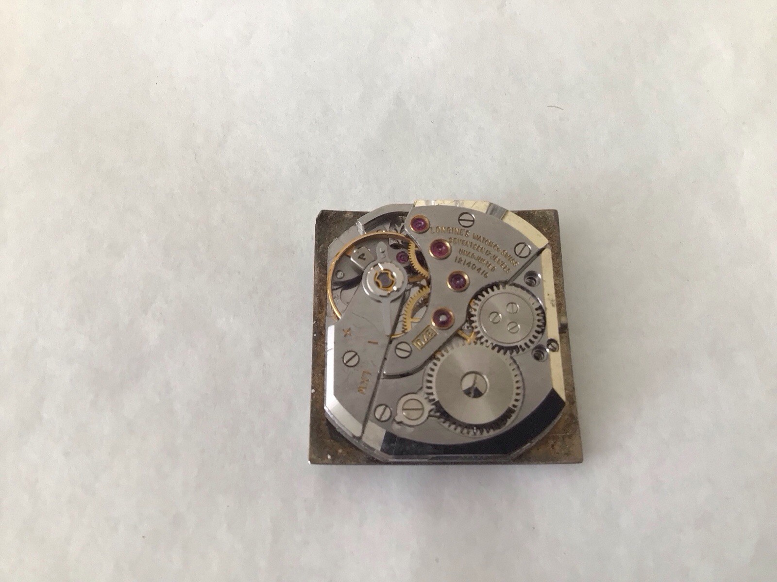 Vintage Longines Swiss Movement Cal.370,17j.with Dial and hands for parts.