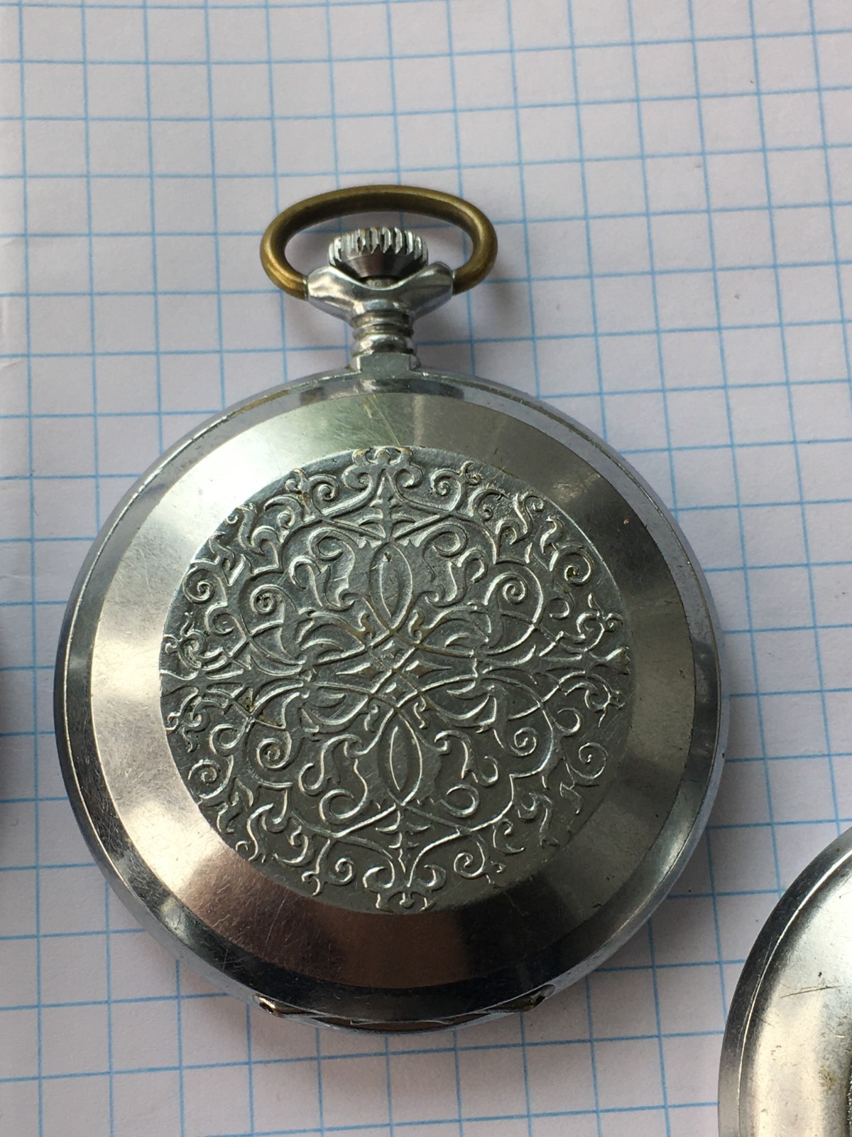 Lot of 7 Pocket Watch Molnija cases soviet. for spare parts or for restoration.