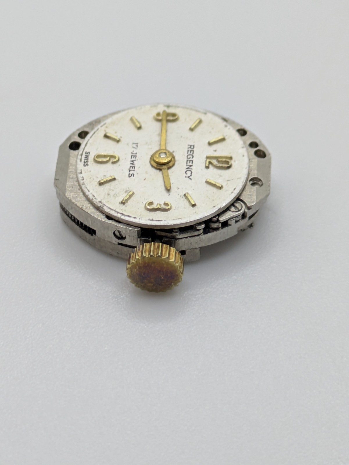 AS 1677 Regency Manual Wind Watch Movement 17 Jewels Swiss 15.8mm UNTESTED