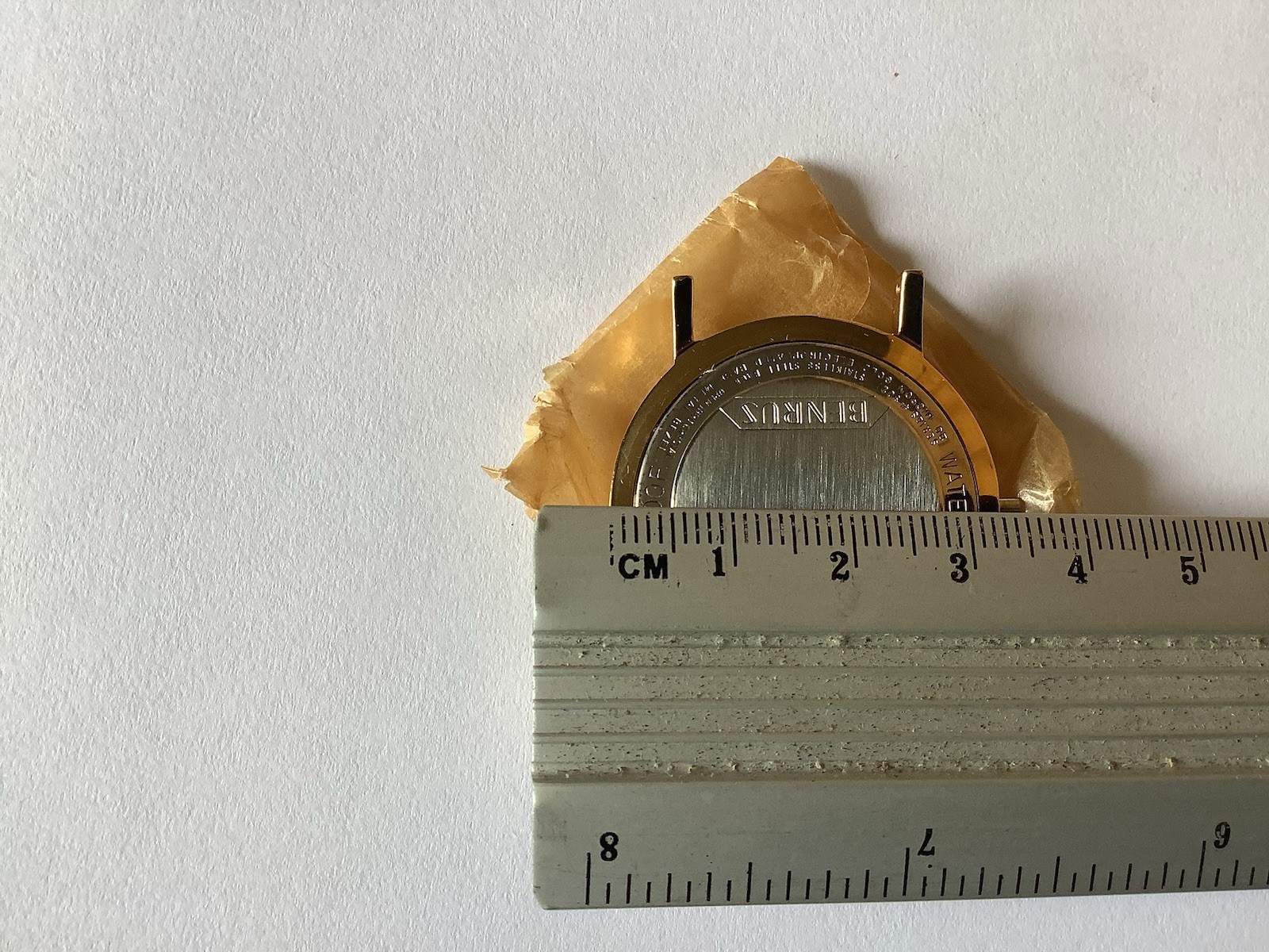 Benrus Vintage 33.5 mm case, more than 50 years old, still in original packaging