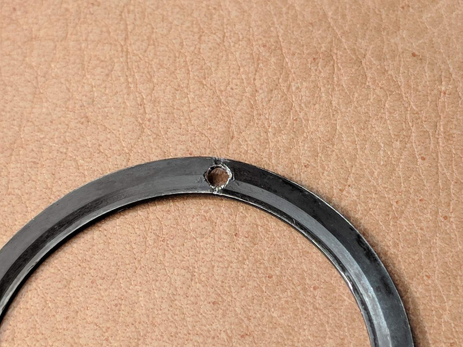 AFTERMARKET DAMAGED Faded Long 5 Bezel Insert For Rolex MF 5513 ***READ BELOW***