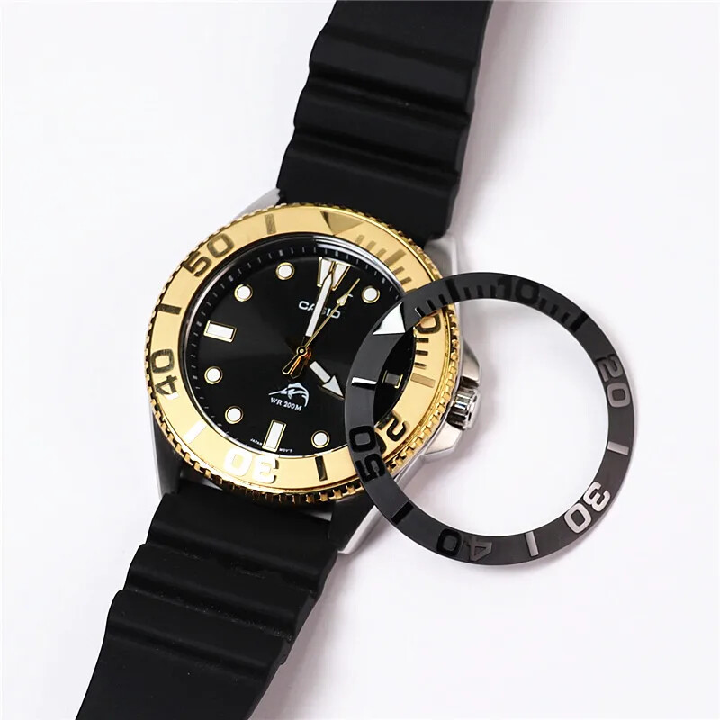 Matt Ceramic Bezel Insert For Swordfish MDV106-1A 106B-2A 106G Scale Ring