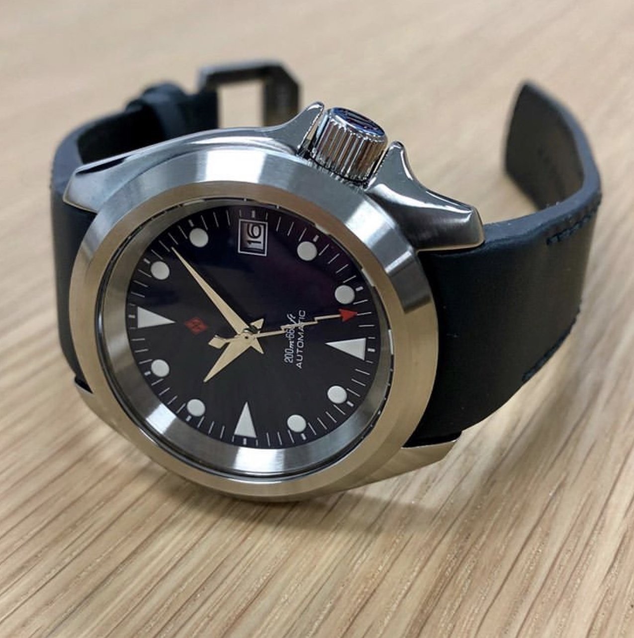 SKX007/SRPD Pilot Bezel – CT206 Brushed
