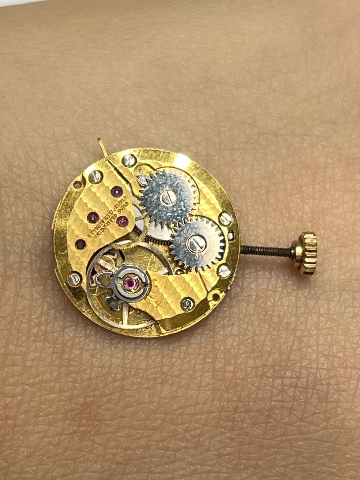 Movement Manual Eta 2512-1 Swiss Made 17 Jewels Running Used By Cartier