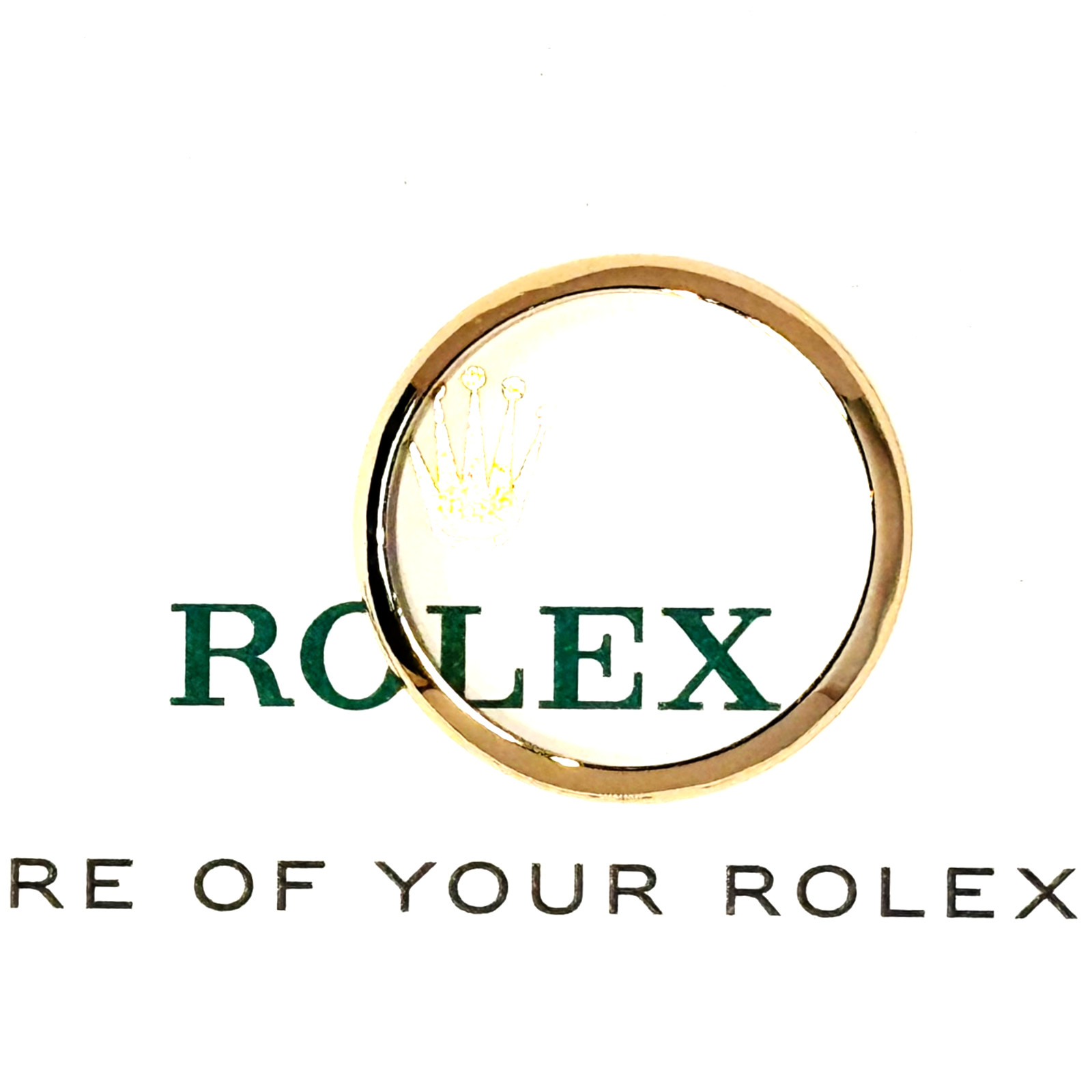 Genuine ROLEX 18k Yellow Gold 26mm Smooth Bezel for Datejust 69163 79163