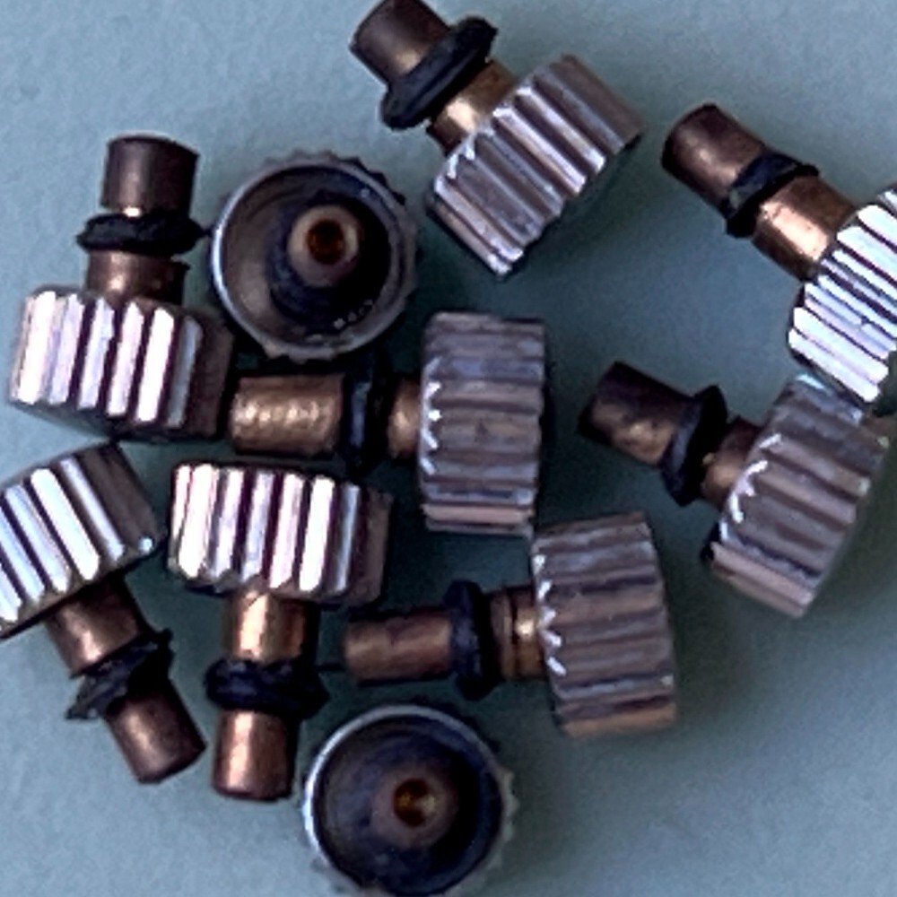 AFTERMARKET STEEL CROWN SEIKO 6105 6106 6119 MODELS Ref. 35M10 / 10 CROWNS