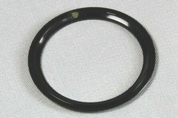 Black Bezel Insert for Omega Seamaster Diameter 38.1×30.6 Case Size 41mm #SM-BLK