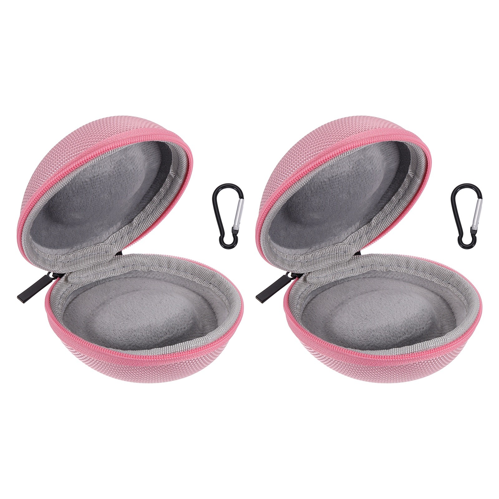 2pcs Watch Travel Case 1 Slot Watch Storage Box Up to 50mm / 2 Inch, Pink