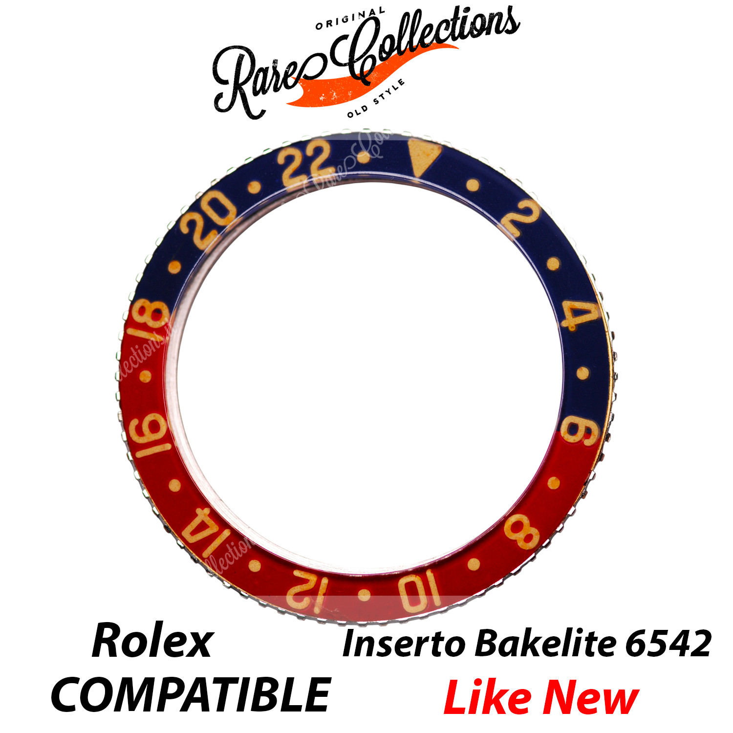 Bezel 6542 Bakelite for Rolex (cod. Inserto 6542 Completo) — Excellent Condition
