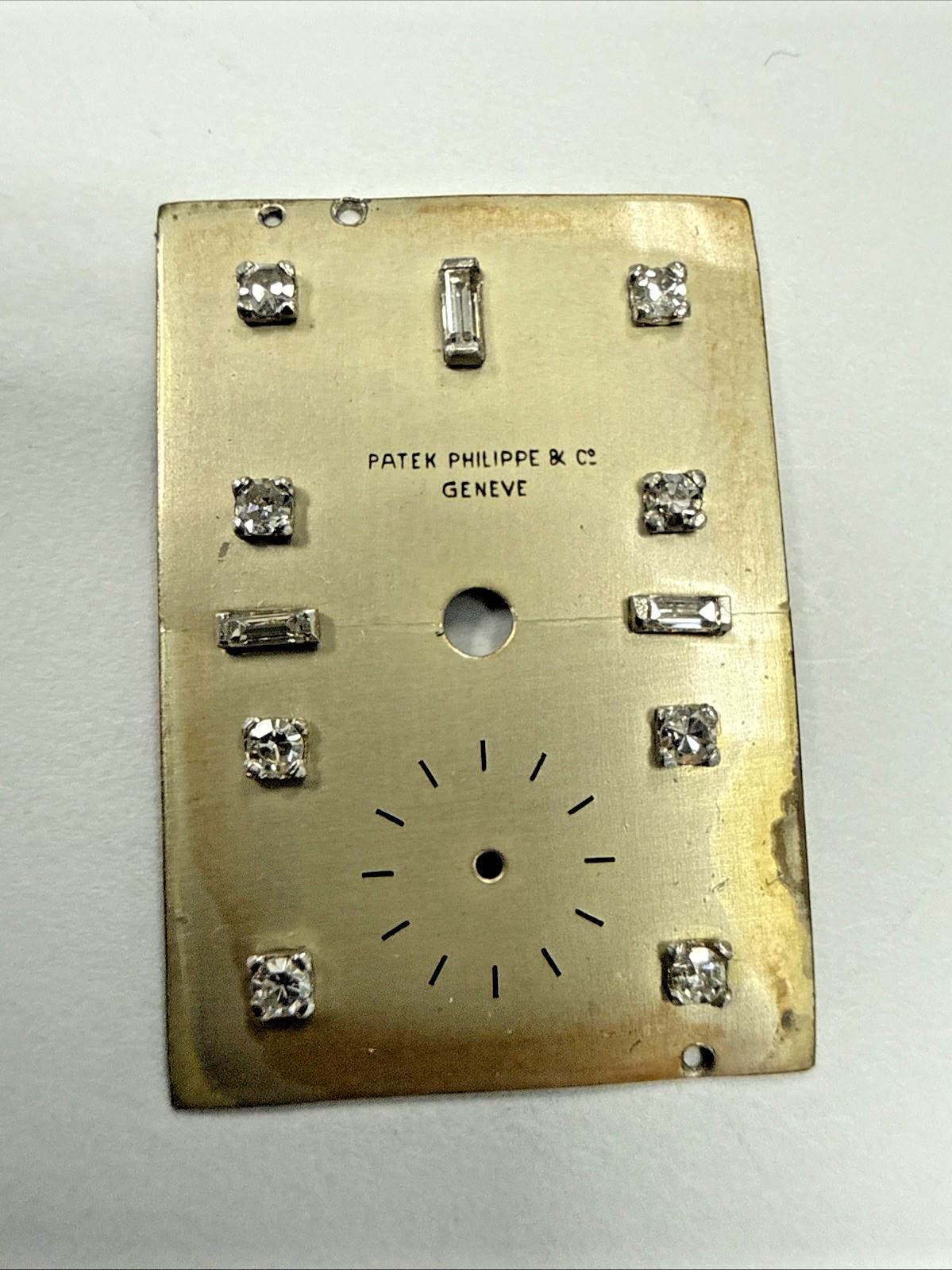 Patek Philippe Ref 1593 Platinum Extremely Rare Dial For Restoration #e12431
