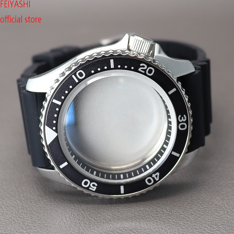 42.5mm Seiko SKX007 Mod Watch Case Sapphire Glass For Seiko Nh35 Nh36 Movement