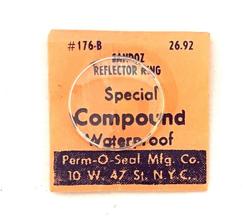 SANDOZ Reflector Ring Special Waterproof Acrylic Watch Crystals Various Sizes