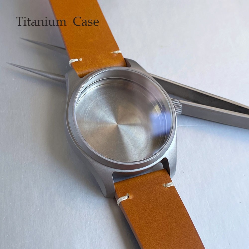 20ATM Titanium Waterproof Men Watch Case Strap For NH35 Miyota 8215 PT5000 VH31