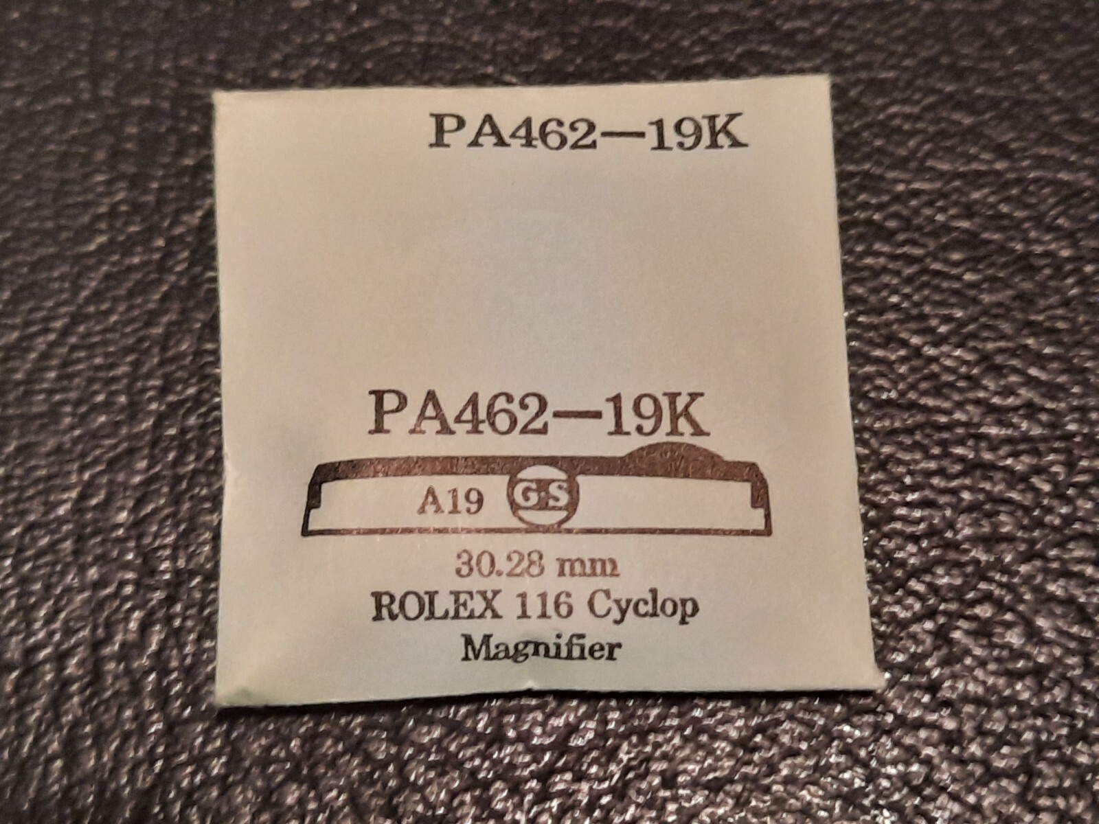 ROLEX -round watch crystals – Acrylic- MANY SIZES NOS