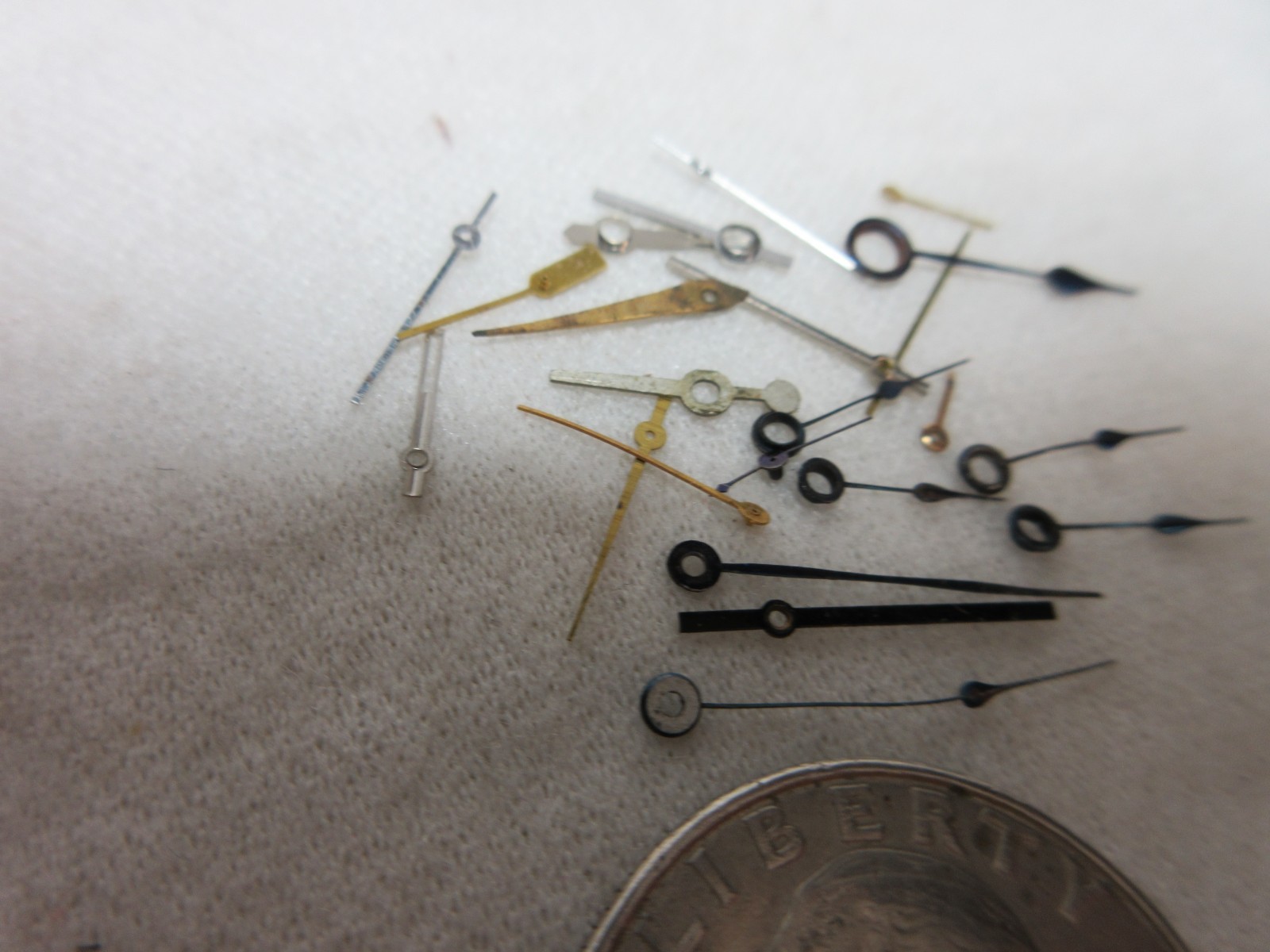LOT OF 23 WATCH HANDS WATCHMAKER PARTS ASSORTED LOT POCKET / WRIST WATCH