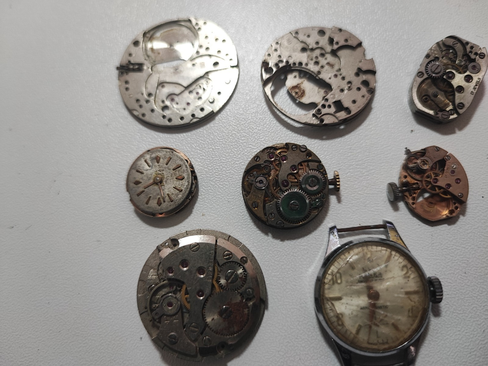 mix AS Watch Main Plate movement lot as 1791/93 AS 1726 AS 1677 AS 46 others