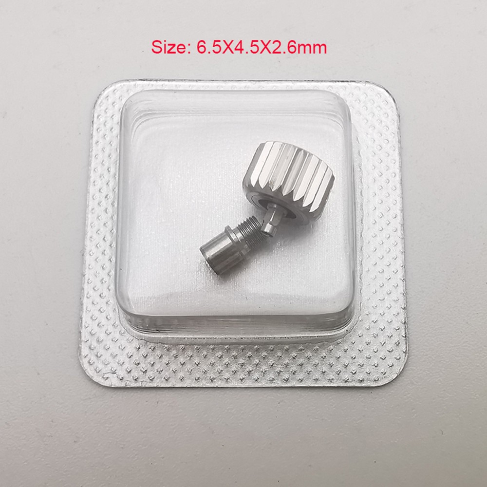 6.5*4.5*2.6mm Steel Watch Crown For Seamaster 2208.50 Watch Repair Accessories