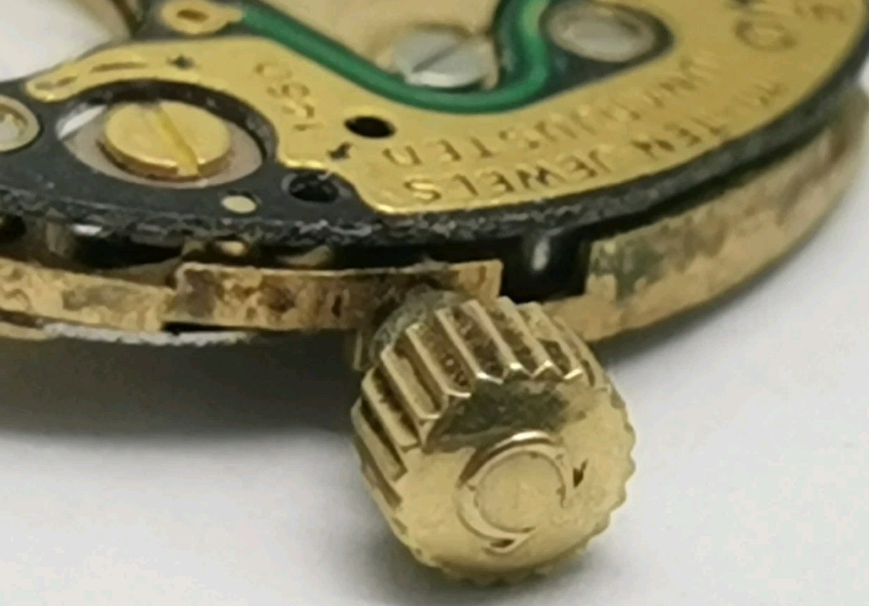 Vtg Bulk Lot Of 5 Omega 1387 & 1450 Quartz Ladies Quartz Watch Movement Spares