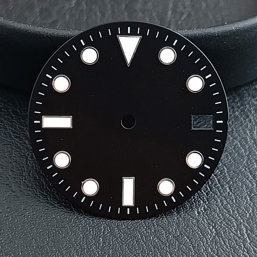 28.5mm nh35 dial green luminous for NH35/36 mechanical movements dial accessorie