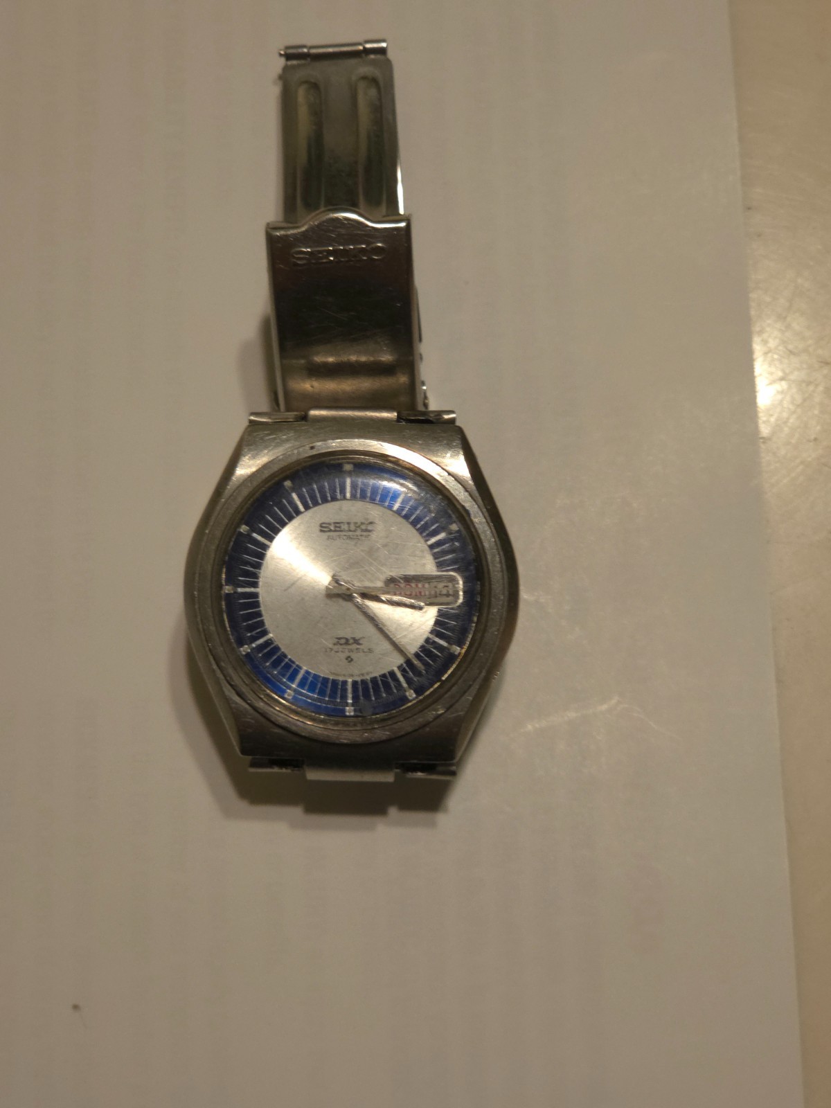 Vintage Seiko DX 6106-8629 Automatic Blue Dial – 1972 Japan Day/Date classic!!!@