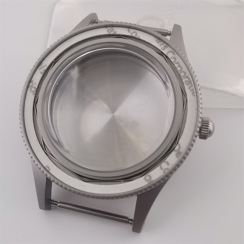 40mm Luminous bezel Frosted brushed Watch Case Fit NH34 NH35 NH36 Movement