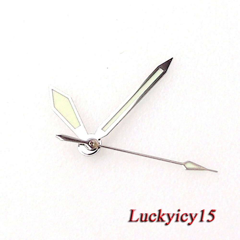 New Luminous Silver Yellow Watch Hand for NH35 NH36 Watch Accessories Parts