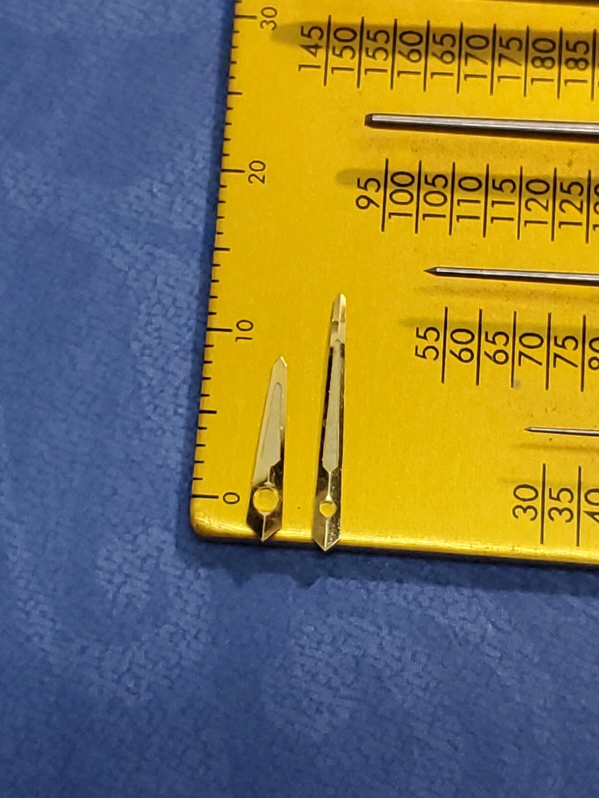 Genuine Factory NOS Accutron 214 Spaceview/Astro & 218 Gold Rad/Trit Spear Hands