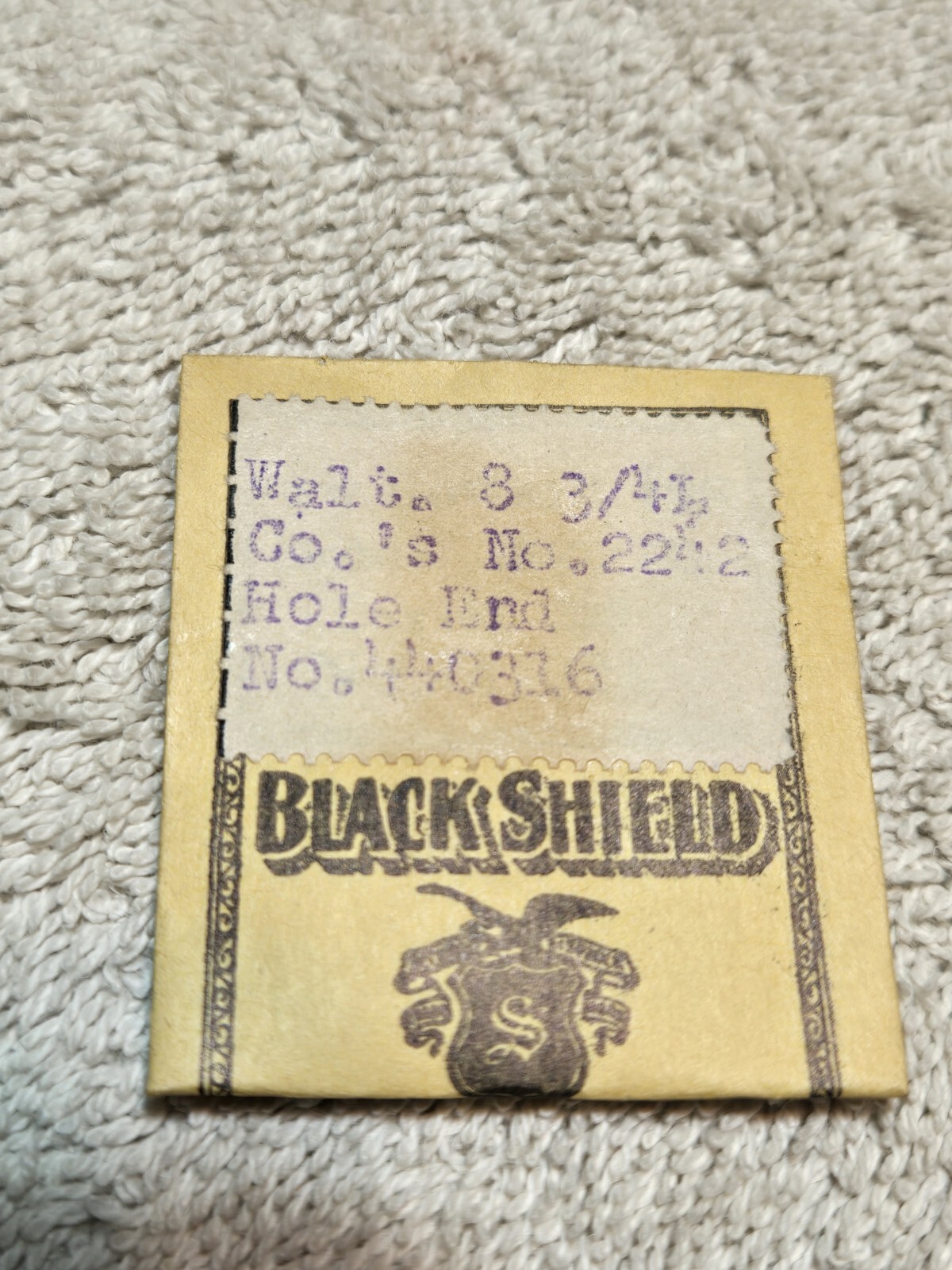 Waltham 875 2242 Blackshield 440316 Watch Mainspring NOS