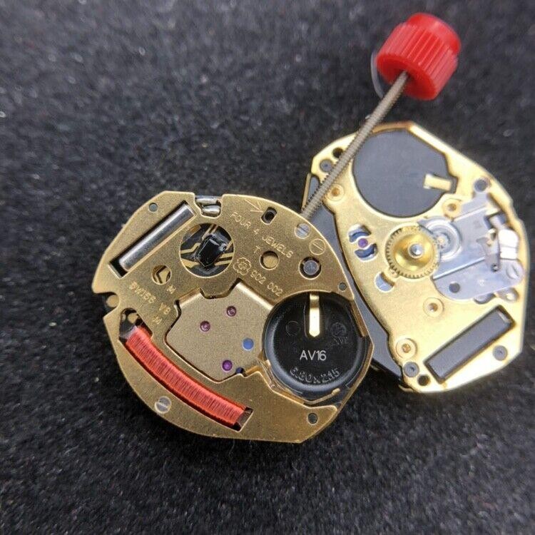 ETA902.101 Quartz Watch with Swiss Movement 3 Hands Replacement for 902.002