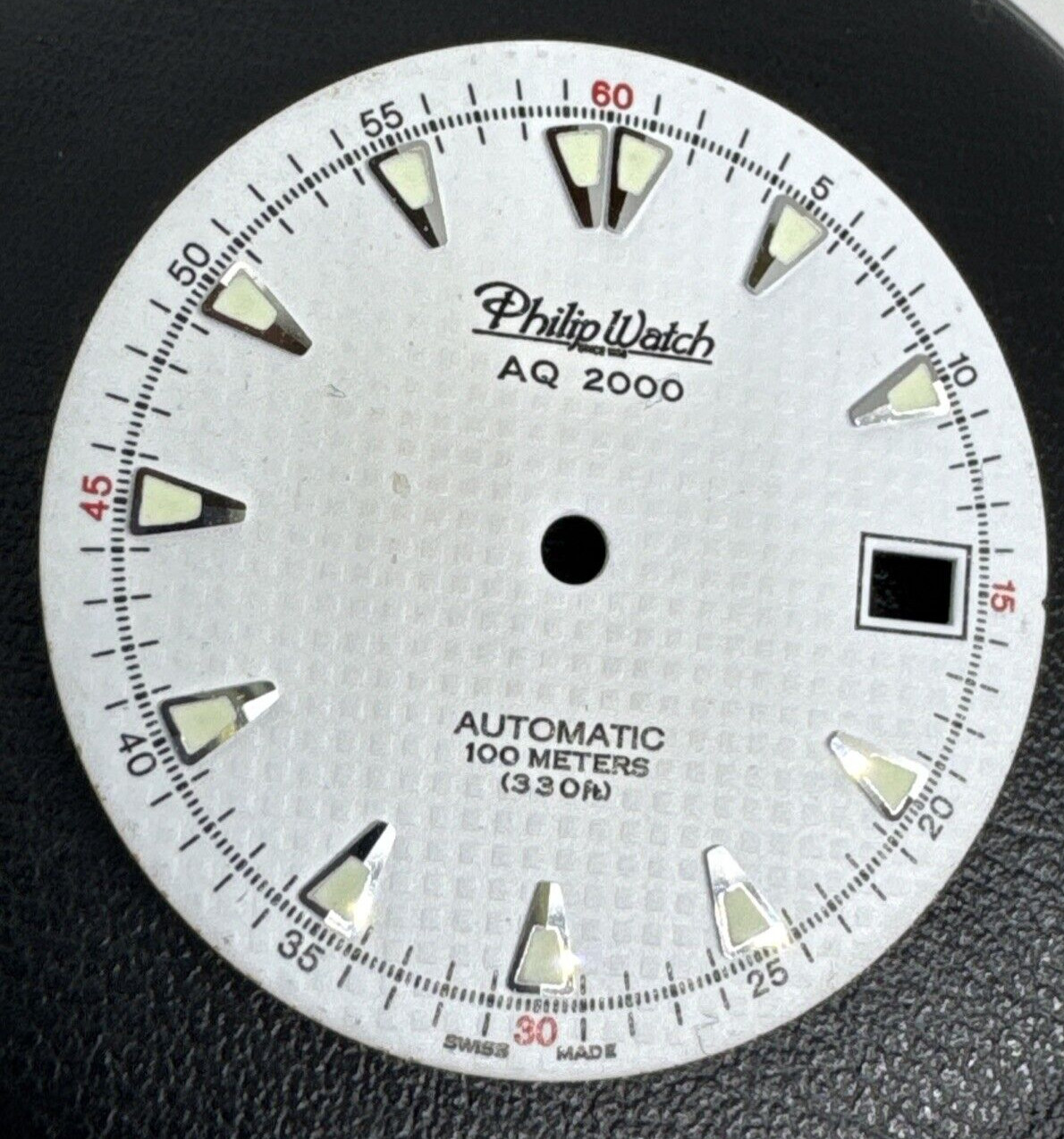 Philip Watch AQ2000 White Dial N.O.S. Swiss Made Automatic 29Mm Data H3